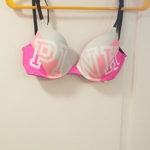 Pink bra
